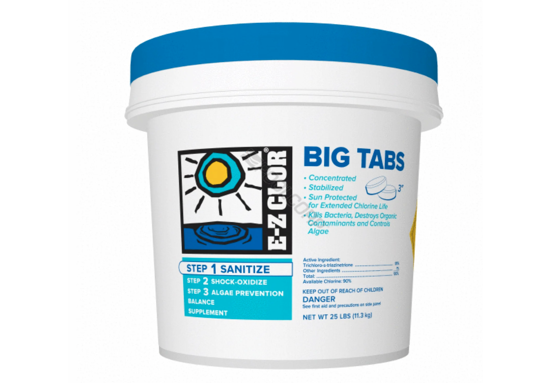EZ-CLOR O2 Shock Non-chlorine (50-1129 E-z Clor 1#) — Quik-n-Ez